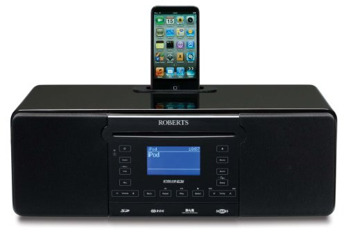 Roberts STREAM63i CD/Dab/FM Sistema de Sonido de Internet con Base para iPod y instalación de grabación