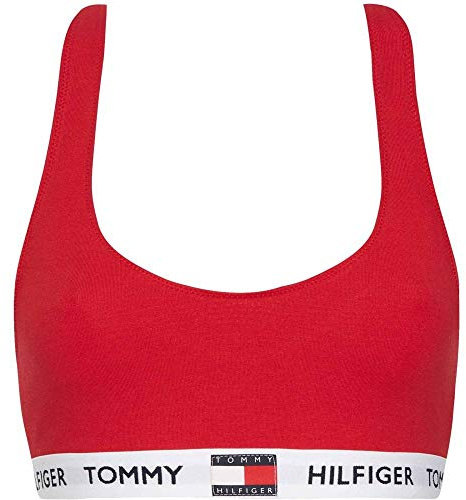 Tommy Hilfiger Unlined Bralette Andere BHs Damen, Rot (Tango Red), M