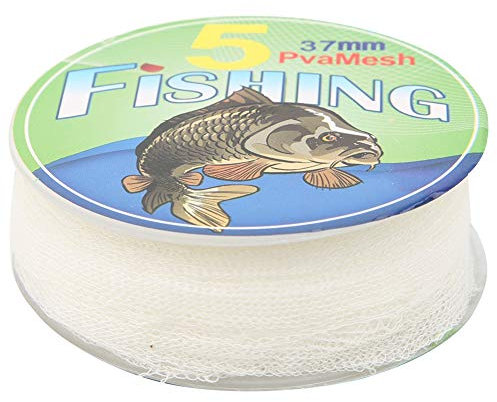 5M wasserlösliche Angelschnur, PVA-wasserlösliches Netz-Angelzubehör(37mm) Fischereimittel Angelzubehör