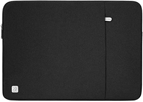 NIDOO 13-14 Zoll Laptop Sleeve Case Notebook Hülle für MacBook Air 13 M3 M2, 14 MacBook Pro M3 M2, 13 Surface Laptop 6, 13 ThinkPad L13 Gen 5, 14 ThinkBook 14 Gen 7 / ThinkPad L14 Gen 5, Schwarz