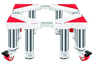 YHJZSM Soporte para Lavadora Base Rodillos para electrodomésticos Servicio Pesado 45-65 cm Soporte Ajustable de Gran Capacidad de Carga Soporte Universal A Soporte para Secadora y refrige