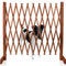 2er Set Holzzaun Hund Absperrgitter freistehend flexibel einstellbar Scherengitter Türgitter (2X Zaun)