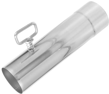 UPKOCH Tuyau de Poêle Ajustable Inoxydable pour Échappement Extérieur Conduit pour Camping Récupération de Installation Facile Étanchéité