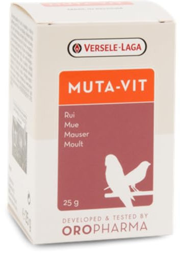 Versele-Laga Oropharma MUTA-Vit | 25 g | Complemento multivitamínico para Aves en Polvo | para apoyar la muda | Mezcla de vitaminas, aminoácidos y oligoelementos