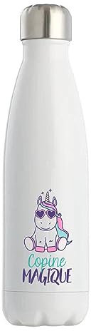 Gourde Isotherme Copine Magique Licorne | Bouteille Thermos idée cadeau originale