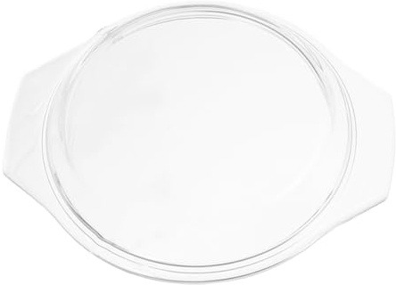 Homoyoyo Tapa de Vidrio Transparente para Microondas Diseño Elegante, Resistente al Calor y Protección contra Salpicaduras para Calentar y Servir Alimentos