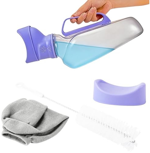Urinoir Femme Portable, Urinal Réutilisable 1200ml Voyage Voiture