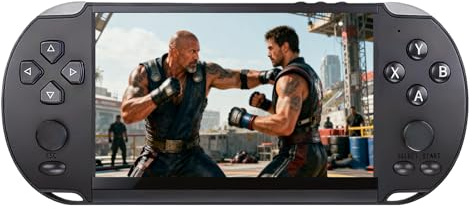 CZT 5.1 Pulgadas Consola de Videojuegos Retro Portátil Juegos Integrados Múltiples Emuladores Video Música Libro Electrónico con Salida de TV Reproductor MP3/4 Regalo de cumpleaños/Navidad
