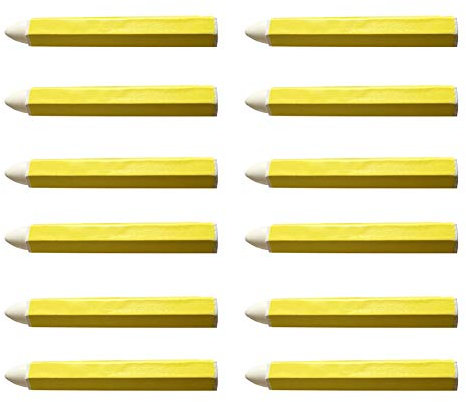 12PCS Tyre Permanent Marking Pen Tire Repair Tool Car Wheel Tire Repair Chalk Marker Used To Repair Tire Waterproof Marker Crayons - Yellow