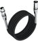 FIBBR XLR Kabel 30M, Mikrofonkabel Nylongeflecht XLR Stecker auf Buchse strapazierfähiges symmetrisches Mikrofonkabel kompatibel mit Vorverstärkern/Lautsprechersystemen und mehr
