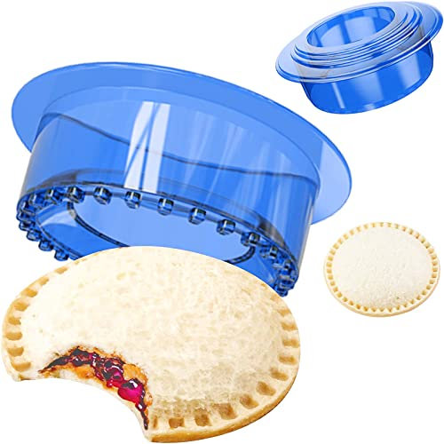 5PCS Sandwich Cutter and Sealer, Decruster Pancake Maker, Sandwich Decruster Press Mold, DIY Cookie Cutters Sandwich Cutters Decruster Sandwich Maker for Kids Bento Box Lunchbox