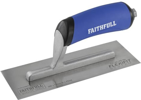 Faithfull Flexifit Plastering System Master Trowel Stainless Steel 200 x 70mm