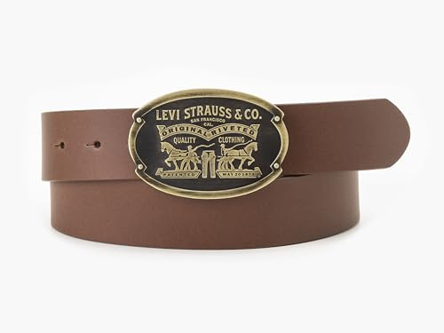 Levi's Herren Billy Plaque APPAREL_BELT, Medium Brown, 85