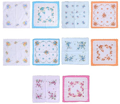 DEARMAMY 10 Pezzi Fazzoletti a Per Pulizia Fazzoletto Piccolo Per Casa e Esterno