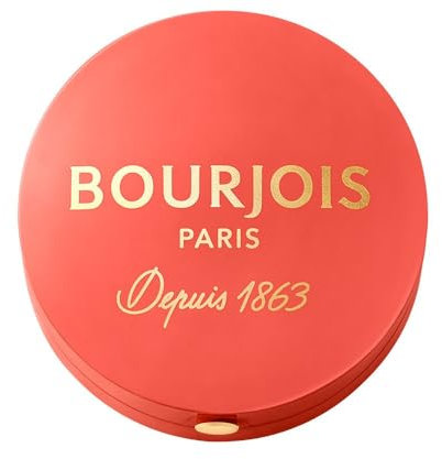 Bourjois Little Round Pot Blush, 18 Rouge Ravissant, Per tutto il giorno, Finish naturale, Look delicato, Pigmenti a lunga tenuta, Texture sfumabile, Texture leggera 2.5 g