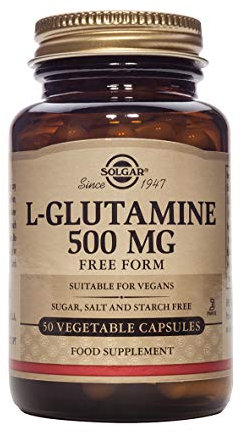 Solgar L-glutamina Cápsulas Vegetales De 500 Mg - Envase De 50, color Multicolor, 50 Unidad
