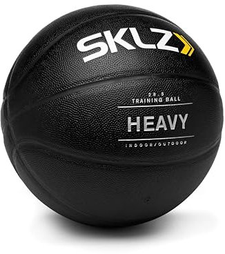 SKLZ Heavy Weight Control Basketball-Schwerer Trainingsball Basketballtrainer, Schwarz, One Size