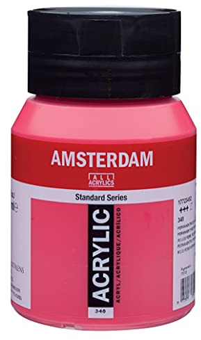 Amsterdam Standard Series Acrylic Jar 500 ml Permanent Red Purple 348 (17723482)
