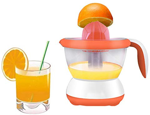 Exprimidor de cítricos eléctrico, exprimidor de jugo compacto de 0.7L, máquina para hacer naranjas limones limas toronjas con boquilla de vertido fácil