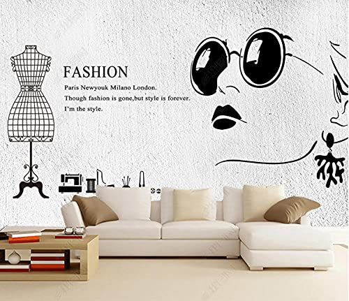 Papel pintado pared moderno Decoraciones de papel tapiz textil hechas a mano a medida Paneles decorativos para pared -350cmx245cm