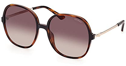 GUESS GU7844, Lunettes de soleil Femme, dark havana, 59