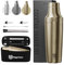 Magcheer Juego de coctelera híbrida | Coctelera de Martini de acero inoxidable aislada al vacío con colador y tapa de jigger | Kit de cóctel de viaje con herramientas de accesorios de camarero | 30