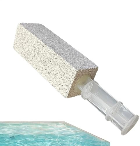 Besreey Nettoyez la pierre ponce pour cuisinière, pierre ponce pour le nettoyage des toilettes, pierre ponce avec poignée, détachant anti-rayures, détergent puissant pour