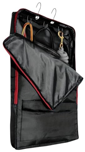 jamgeery Trensenzaumtasche, Zaumzeug Tasche tragbar Zaumzeug Halfter Tasche Pferdegeschirr Aufbewahrungstasche für Pferdezubehör, 64x38x6cm