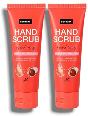 2x Sēnce | Hand Scrub - Exfoliating Treatment | Removes Dead Skin Cells with Softening Shea Butter | 75mL Each