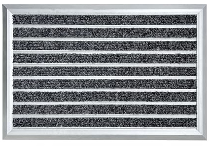 RATSTONE Fußmatte Außen 60x40 cm,Fussmatte Aussen,Aluminium Fußmatte Außen Rahmen Fußmatten,Extrem Strapazierfähig,Wetterfeste Schmutzfangmatte,Für Die Haustür