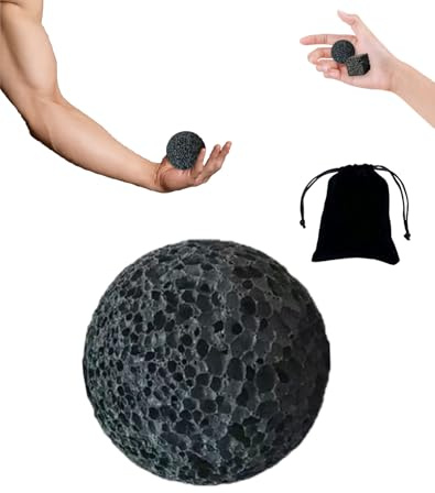 Callus Ball for Hand, Moon Grip Ball Callus Rock, Skin Conditioning Callus Building Grip Training Fidget, Rock Climbing Grip Trainer, Anti-Sweat Grip Strengthener (Basic*1)