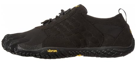 Vibram Women's FiveFingers Trek Ascent | Barefoot All-Terrain Outdoor Shoe for Hiking & Light Trail, Black, 40 EU / 8.5-9 US