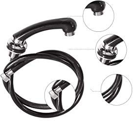 Hairstore - Doccetta da barbiere con tubo per lavatesta, doccino per il lavaggio dei capelli, rubinetto per salone di bellezza e SPA, attrezzatura