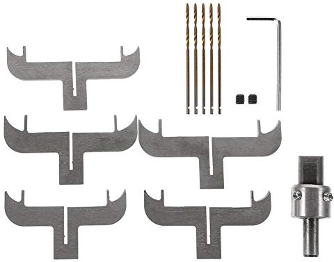 EXCEART Bracelet Drill Bit Set Wooden Bracelet Maker Milling Cutter 2.4 Inch Carbide Router Bits for Bead Jewelry Making and Woodworking