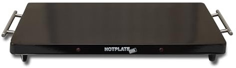 Hotplate Made Safer - Electric Food Warmer, Portable Plug-In Plate Warmer, Low Energy, Keeps Food Hot, Safe for Prolonged Use, Medium, 53 x 31cm