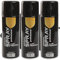 H HANSEL HOME Pintura Spray Negro Brillo 400 Ml - Pack de 3 Unidades