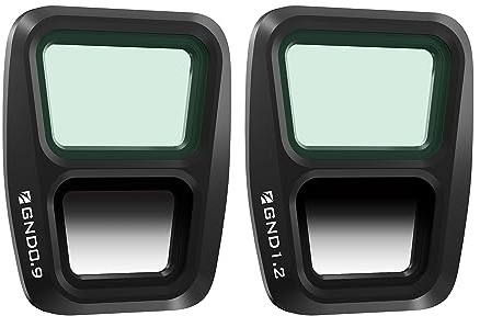 Freewell Lot de 2 filtres dégradés à Bord Doux GND0.9 et GND1.2 pour Air 3 - Améliorer la Photographie de Paysage