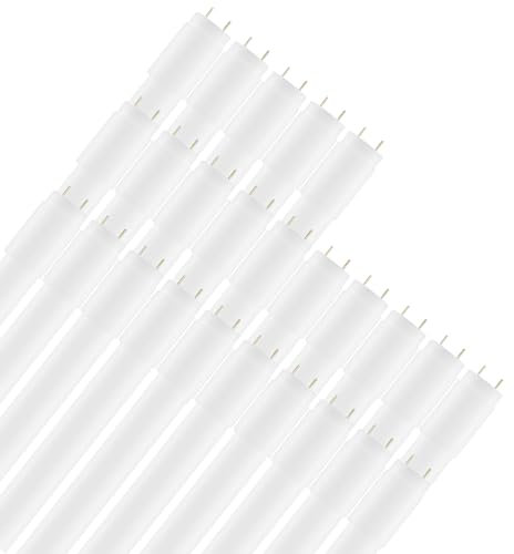 Calugy 25er Pack LED Tube T8 150cm 24W/840 4000K neutralweiß G13 - LED-Röhre inkl. LED Starter - 2880 lm - 270° Ausstrahlungswinkel - nicht dimmbar - KVG Röhre - Ersatz für 58W Leuchtstoffröhre