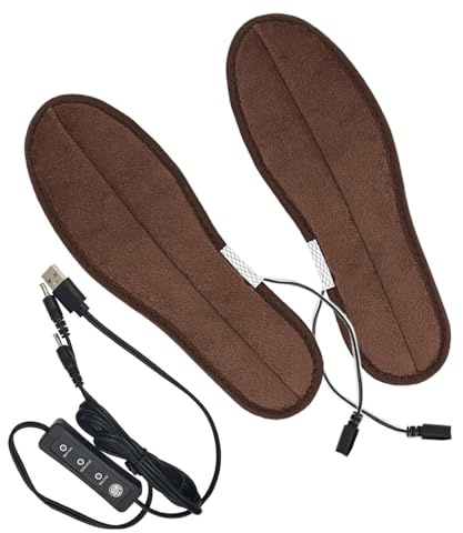 USB-uppvärmda innersulor – värmande elektriska uppvärmda sulor | Elektriska fotvärmare innersulor | värmande sko innersulor med USB-gränssnitt | fottermiska innersulor för skidåkning, jakt
