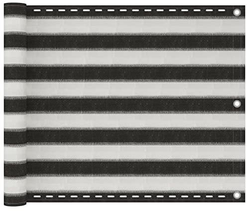 vidaXL Balkon Sichtschutz HDPE 75x400cm Balkonbespannung Balkonverkleidung