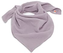nanito Musselintuch 75 × 75 cm mauve – Musselin Tuch aus 100% Baumwolle (Double Gauze), Baby Halstuch, Spucktuch, Schnuffeltuch, Dreieckstuch