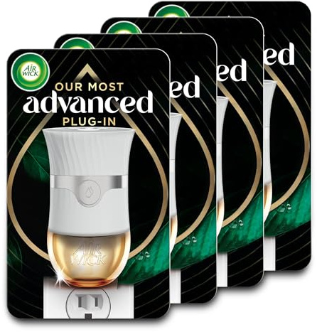Air Wick Scented Oils Advanced Gadget, Essential Oils, Room Freshener, Air Freshener, 4 ct