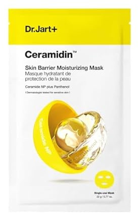 Dr.Jart+ Ceramidin Skin Barrier moisturising Face Mask | Sheet Mask | Korean Skin Care, 22 g