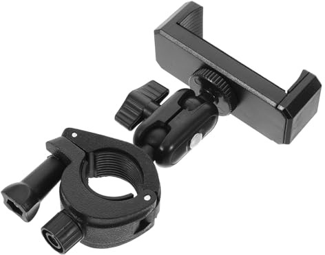 Hemobllo Support de Téléphone pour Trompette Petit Format, Réglable à 360° en Lyre Légère, Adaptable Tube 15-31 Mm, Pince Partition Antidérapante pour Musique en Répétition et Concert