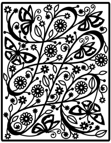 Spellbinders Impressabilities Template to Emboss/Deboss, Butterfly