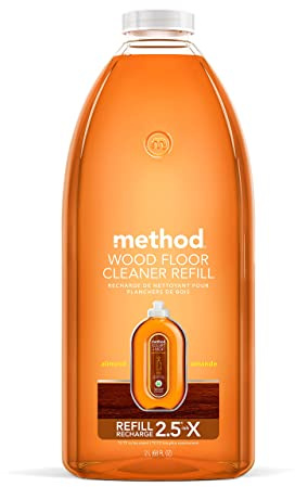Method Squirt + Mop Hardwood Floor Cleaner Refill, Almond, 68 Ounce