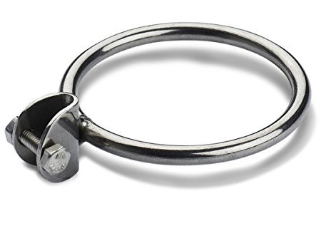 ARBO-INOX Bootshaken Haltering Edelstahl anschraubbar