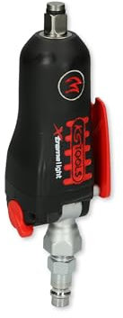 KS Tools 515.3830 Miniatornillador de impacto neumático de 3/8 MONSTER Xtremelight con selector basculante, 108 Nm