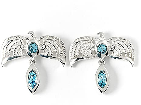 Official Harry Potter Sterling Silver Diadem stud Earrings by The Carat Shop