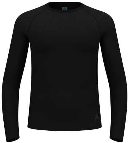 Odlo Men Functional Underwear Long Sleeve Shirt PERFORMANCE LIGHT, black, S